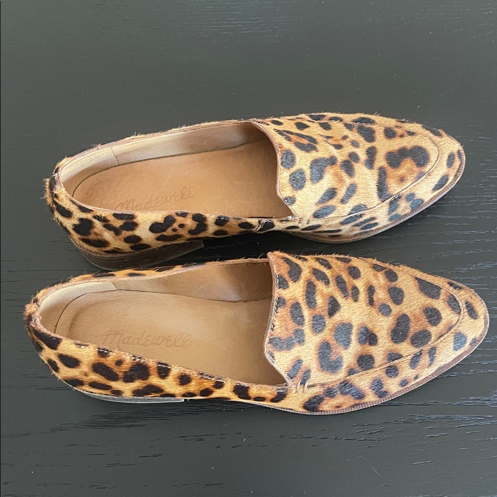 Madewell Leopard Print Women's Loafers Sz 6.5 - Picture 2 of 4